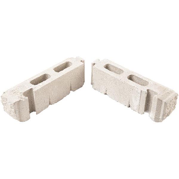 Элемент столба Кая 75x235x75 мм белый